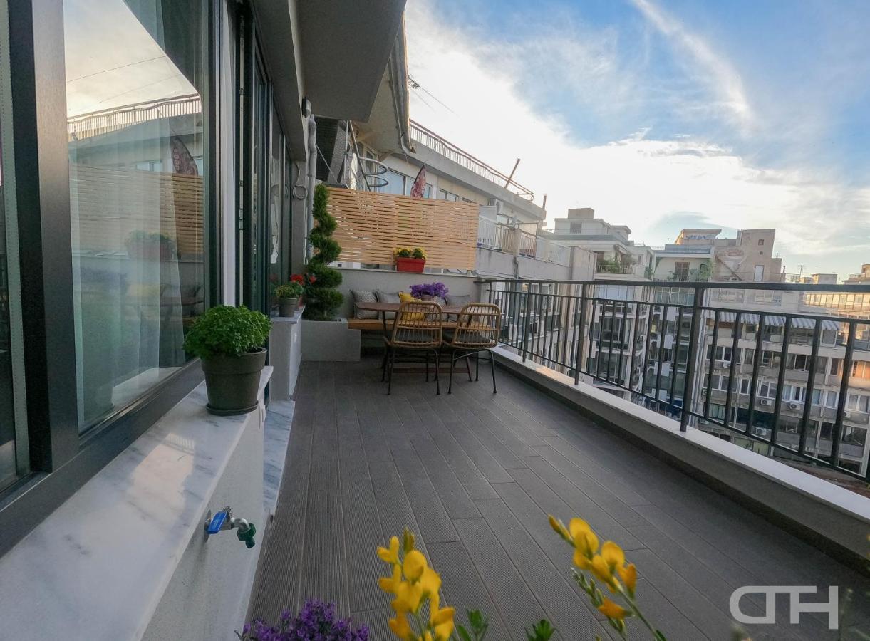 Luxury 80M2 Apartment With Balcony Downtown テッサロニキ エクステリア 写真